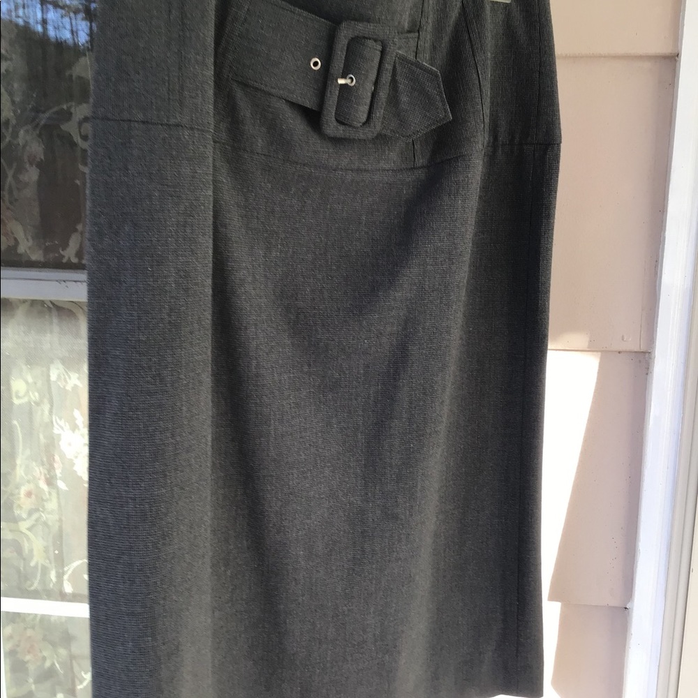 Ladies Pencil skirt Grace Elements sz 8 gray
